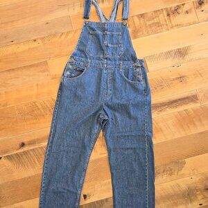 Women's We the Free Ziggy Denim Overalls Size Large Sapphire Blue